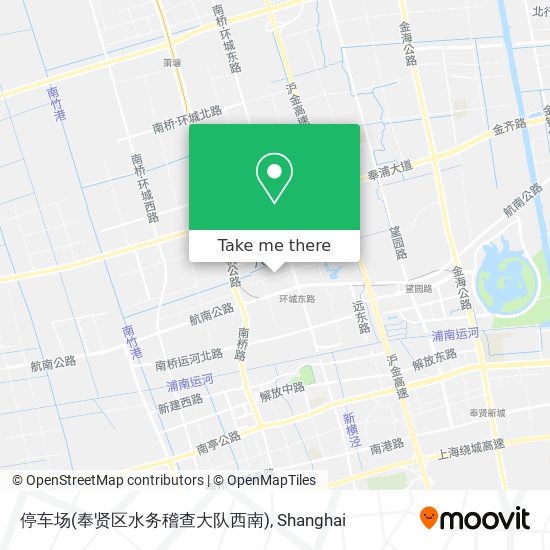 停车场(奉贤区水务稽查大队西南) map