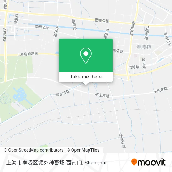 上海市奉贤区塘外种畜场-西南门 map