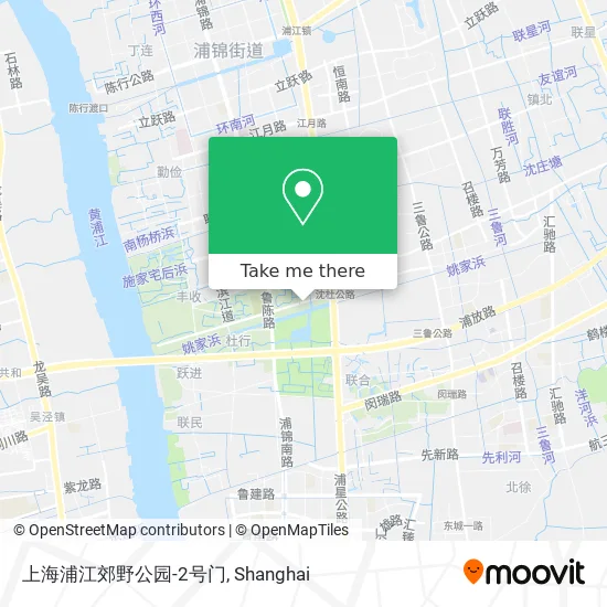 上海浦江郊野公园-2号门 map