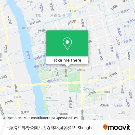 上海浦江郊野公园活力森林区游客驿站 map