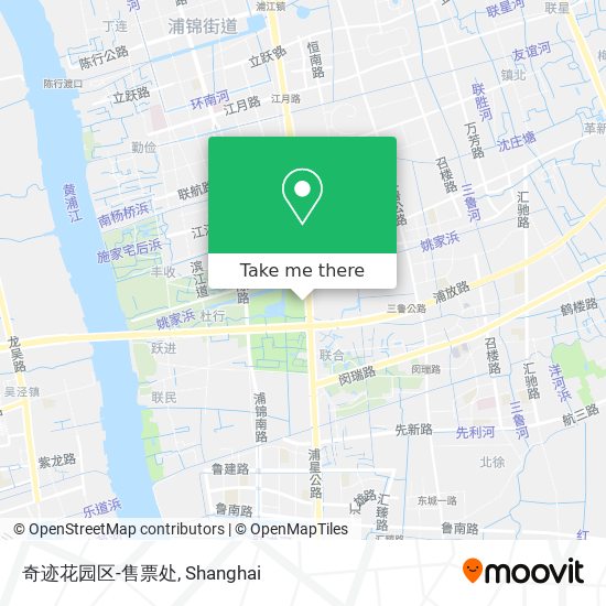 奇迹花园区-售票处 map