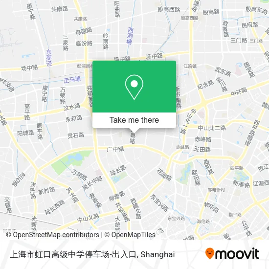 上海市虹口高级中学停车场-出入口 map