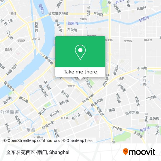 金东名苑西区-南门 map