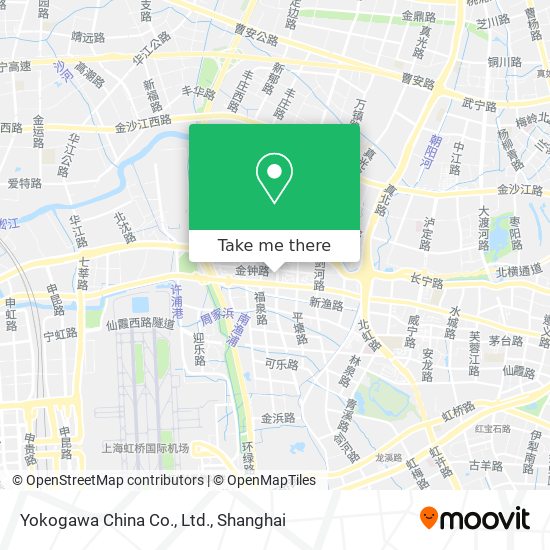 Yokogawa China Co., Ltd. map