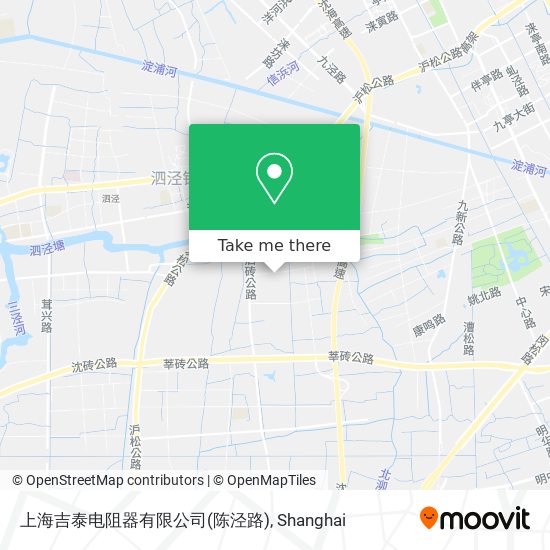 上海吉泰电阻器有限公司(陈泾路) map