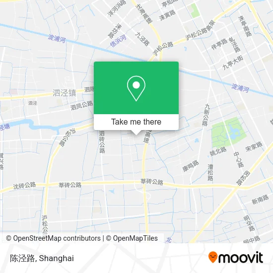 陈泾路 map