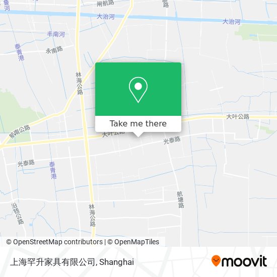 上海罕升家具有限公司 map