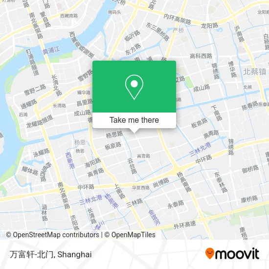 万富轩-北门 map