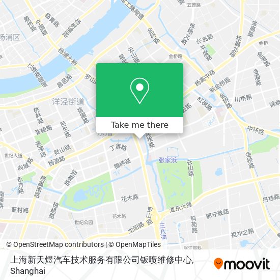 上海新天煜汽车技术服务有限公司钣喷维修中心 map