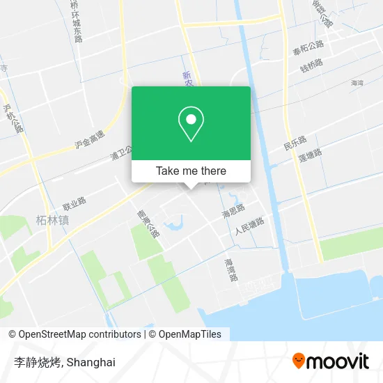 李静烧烤 map
