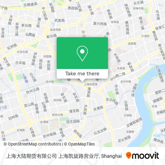上海大陆期货有限公司 上海凯旋路营业厅 map