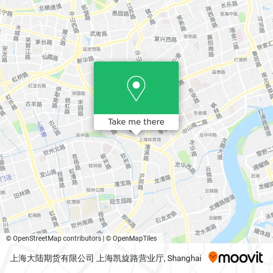 上海大陆期货有限公司 上海凯旋路营业厅 map