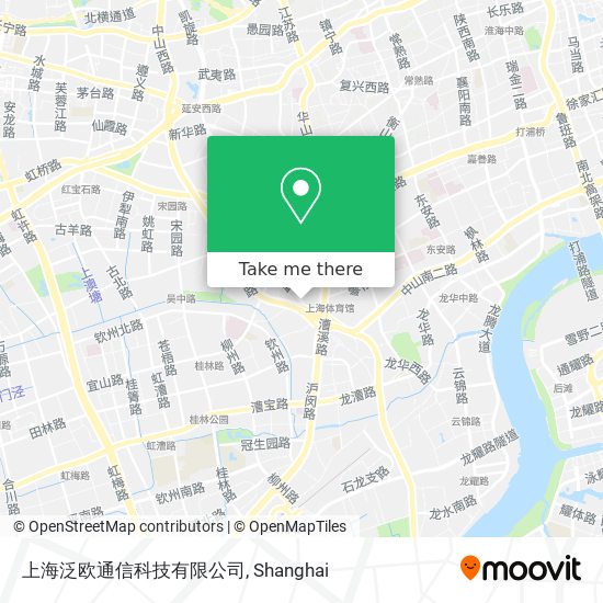 上海泛欧通信科技有限公司 map