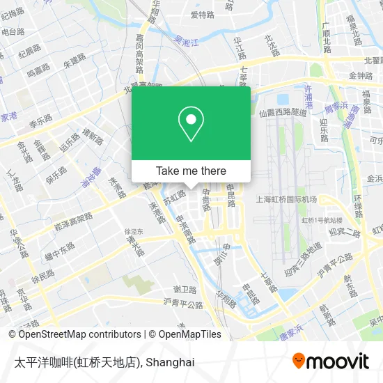 太平洋咖啡(虹桥天地店) map