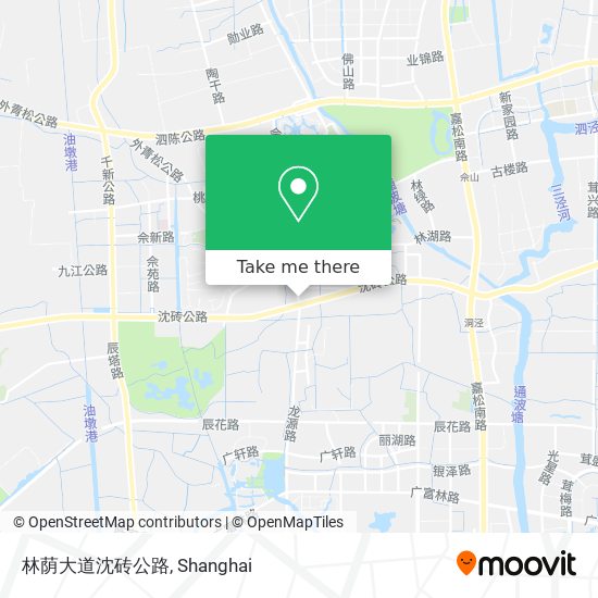 林荫大道沈砖公路 map