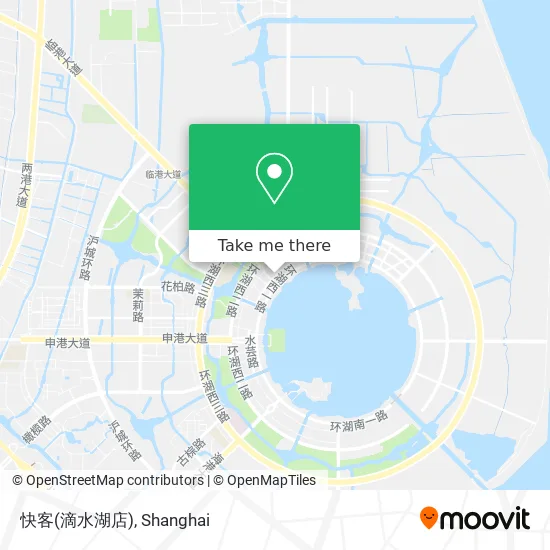 快客(滴水湖店) map