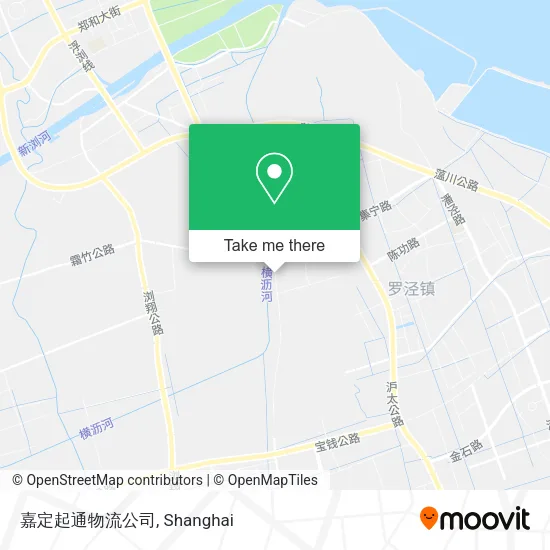 嘉定起通物流公司 map