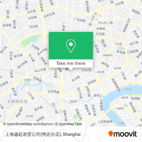 上海越起农贸公司(闸北分店) map