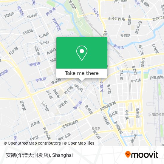 安踏(华漕大润发店) map