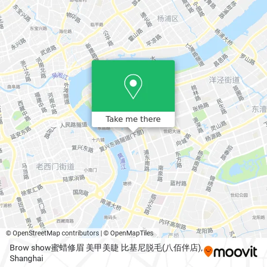 Brow show蜜蜡修眉 美甲美睫 比基尼脱毛(八佰伴店) map