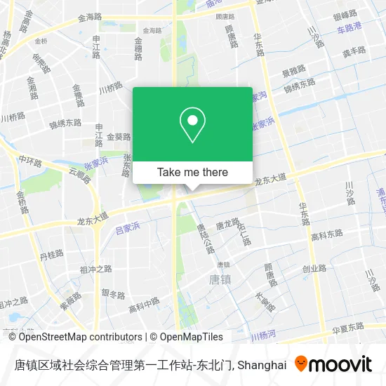 唐镇区域社会综合管理第一工作站-东北门 map