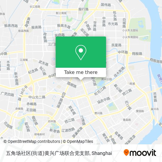 五角场社区(街道)黄兴广场联合党支部 map