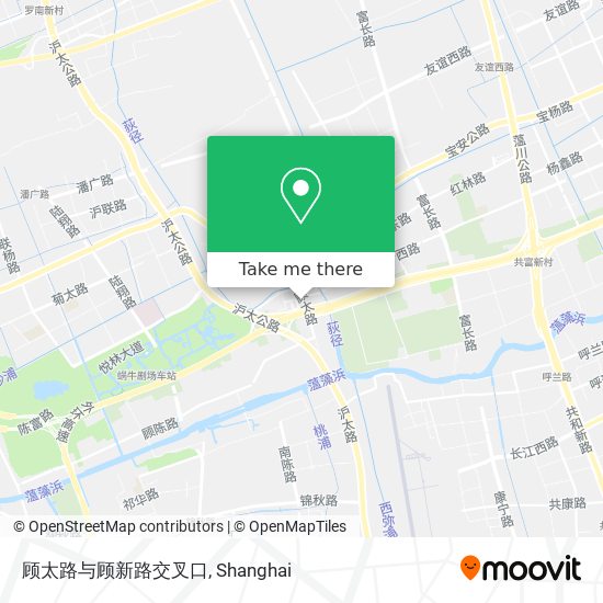 顾太路与顾新路交叉口 map