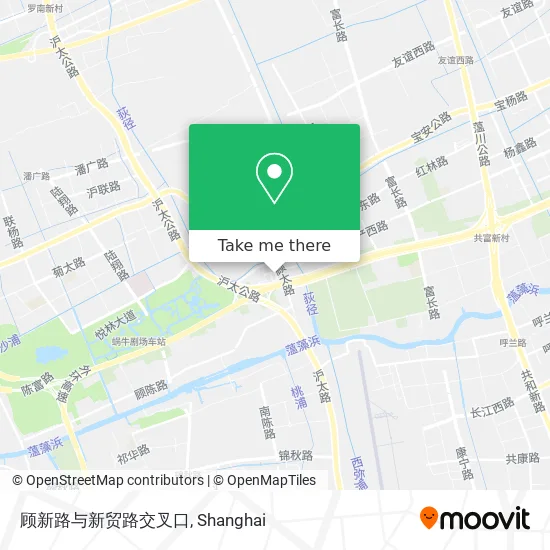 顾新路与新贸路交叉口 map
