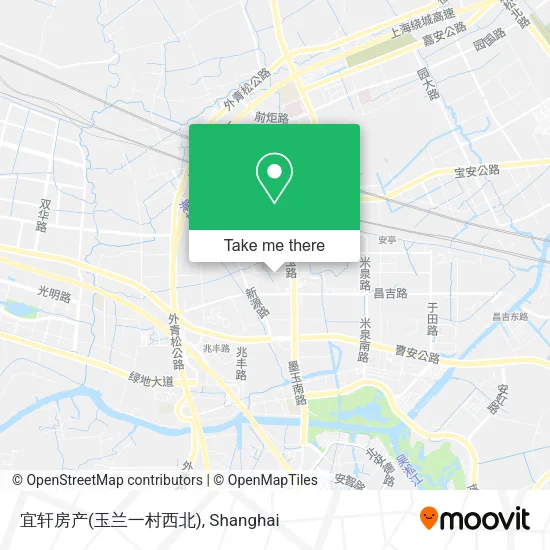 宜轩房产(玉兰一村西北) map