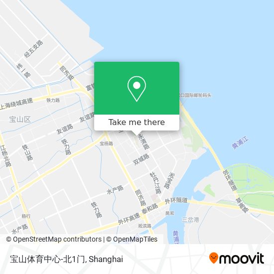 宝山体育中心-北1门 map