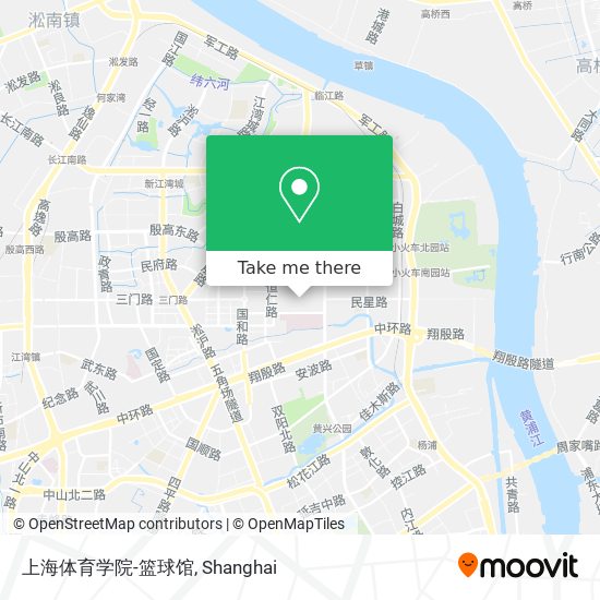 上海体育学院-篮球馆 map
