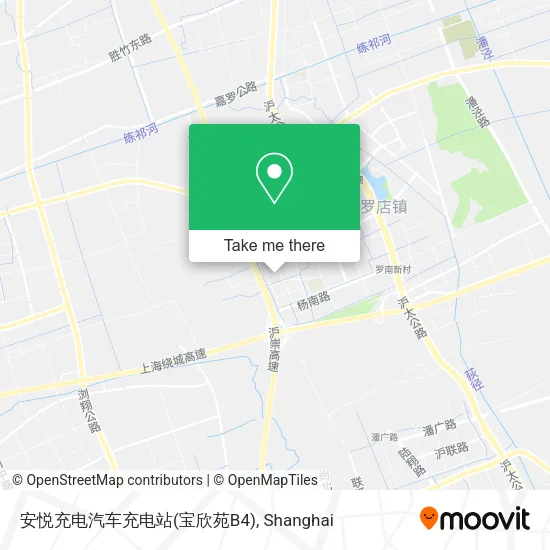 安悦充电汽车充电站(宝欣苑B4) map