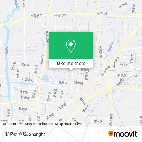 新桥肉禽场 map