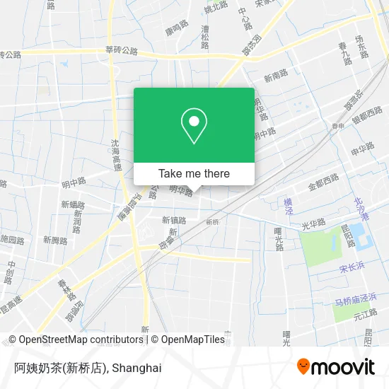 阿姨奶茶(新桥店) map