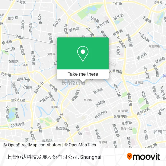 上海恒达科技发展股份有限公司 map