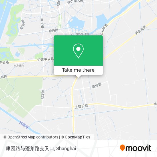 康园路与蓬莱路交叉口 map