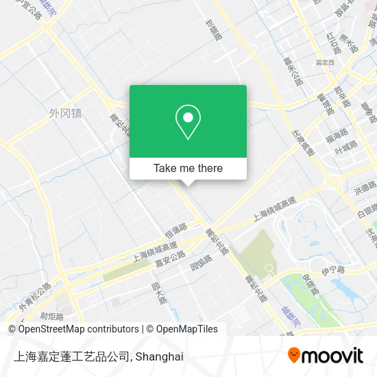 上海嘉定蓬工艺品公司 map