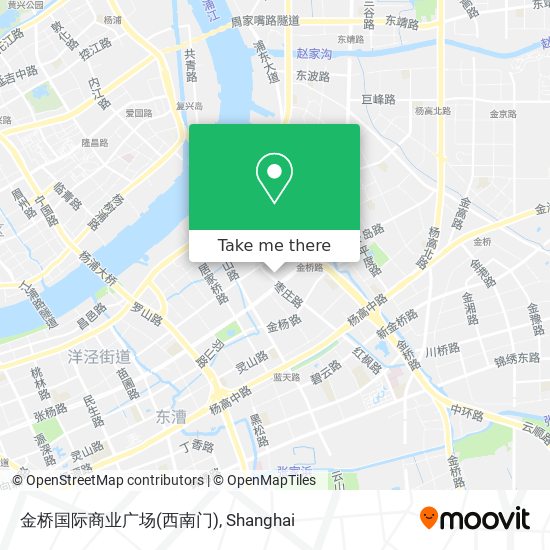 金桥国际商业广场(西南门) map