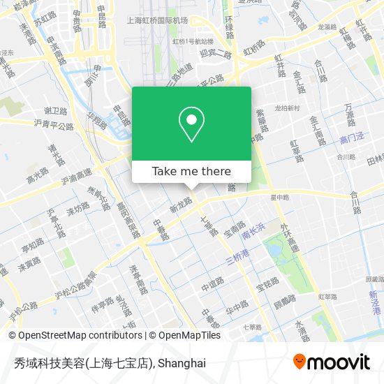秀域科技美容(上海七宝店) map