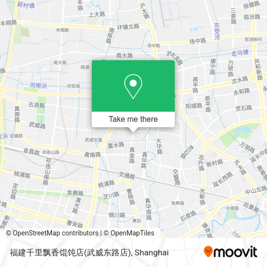 福建千里飘香馄饨店(武威东路店) map