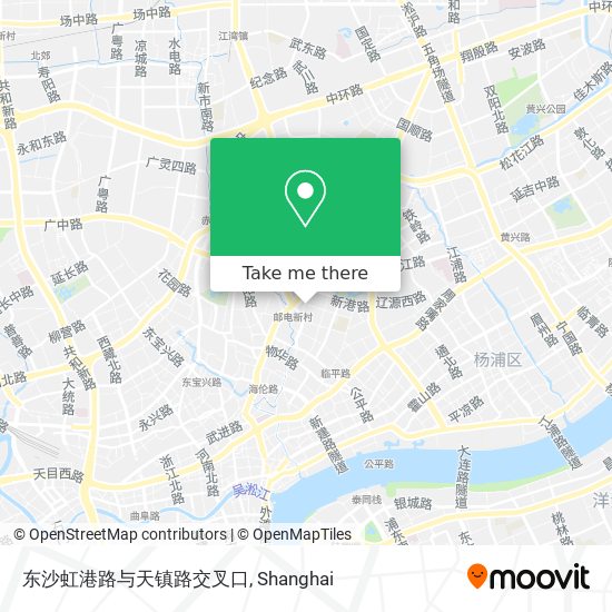 东沙虹港路与天镇路交叉口 map