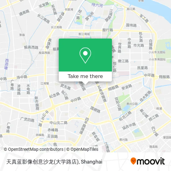 天真蓝影像创意沙龙(大学路店) map