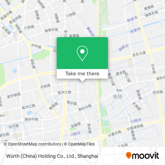 Würth (China) Holding Co., Ltd. map