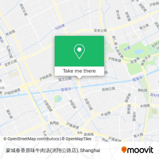 蒙城春香原味牛肉汤(浏翔公路店) map
