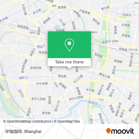 评咖咖啡 map