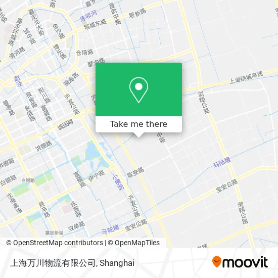 上海万川物流有限公司 map