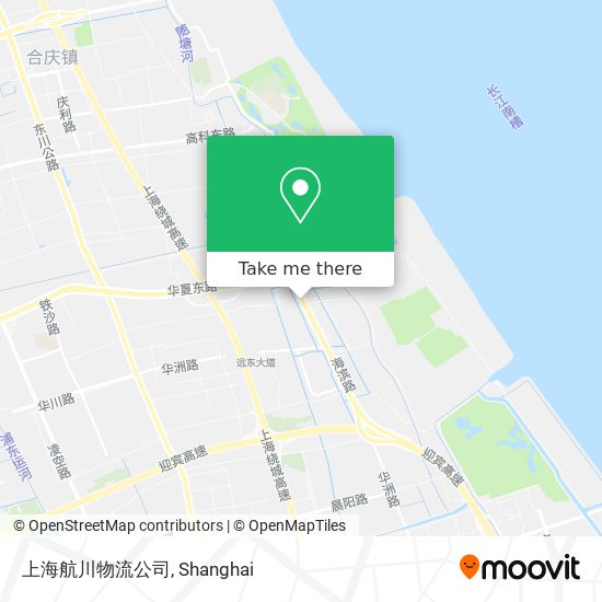 上海航川物流公司 map