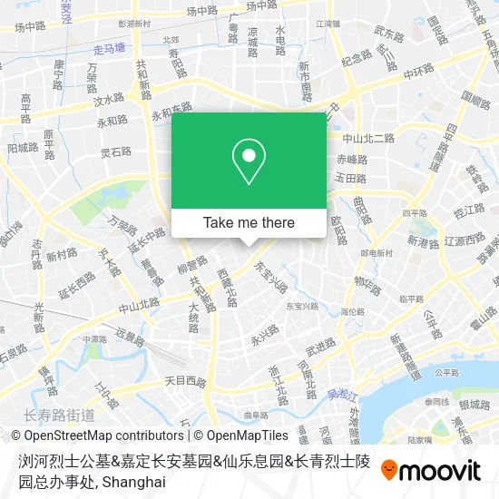浏河烈士公墓&嘉定长安墓园&仙乐息园&长青烈士陵园总办事处 map