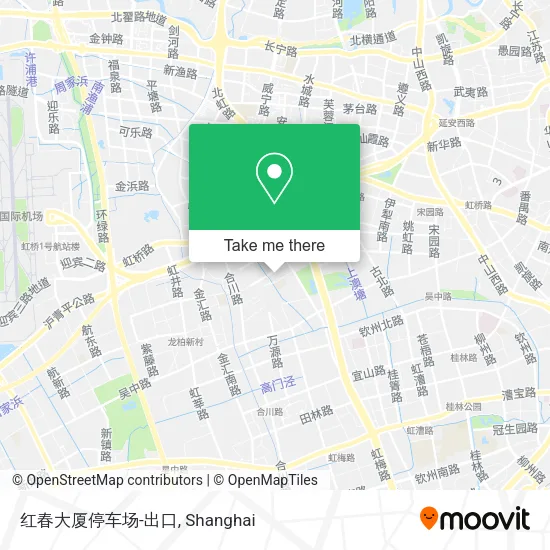 红春大厦停车场-出口 map