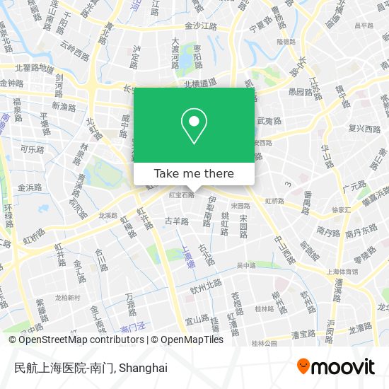 民航上海医院-南门 map